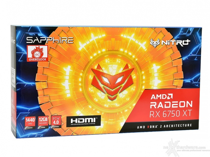 SAPPHIRE NITRO+ Radeon RX 6750 XT 1. Packaging & Bundle 1