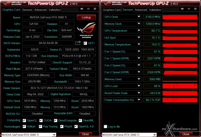 ASUS TUF Gaming GeForce RTX 3090 Ti OC Edition 13. Overclock 4