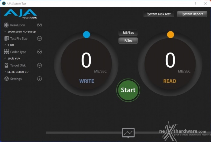 ADATA ELITE SE880 9. AJA System test 1