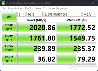 ADATA ELITE SE880 7. CrystalDiskMark 3