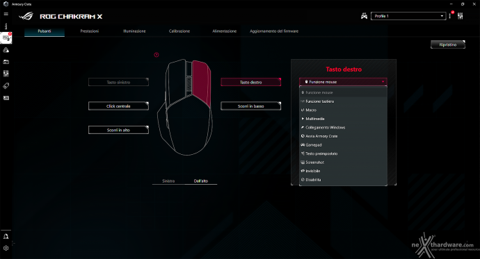 ASUS ROG Chakram X 4. Software di gestione - ROG Armoury Crate 4