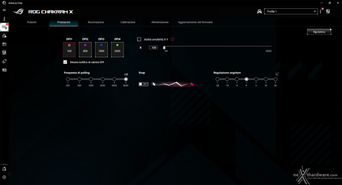 ASUS ROG Chakram X 4. Software di gestione - ROG Armoury Crate 5