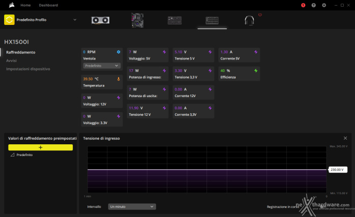 CORSAIR HX1500i 14. Software di gestione 2