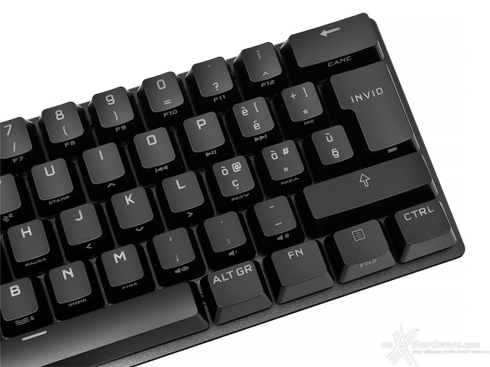 CORSAIR K70 PRO MINI WIRELESS 2. Vista da vicino - Parte prima 3