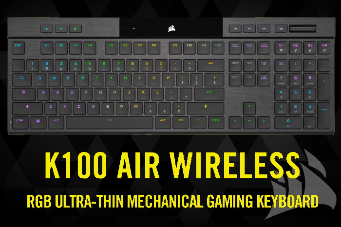 CORSAIR K100 AIR WIRELESS 1