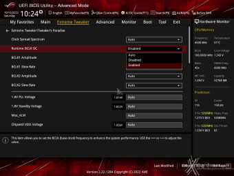 ASUS ROG CROSSHAIR X670E EXTREME 8. UEFI BIOS - Extreme Tweaker 28