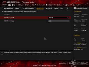 ASUS ROG CROSSHAIR X670E EXTREME 7. UEFI BIOS -  Impostazioni generali 20