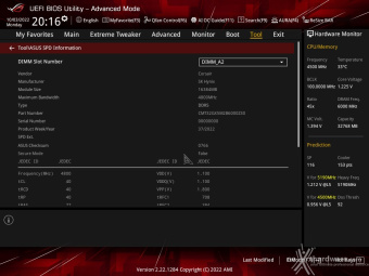 ASUS ROG CROSSHAIR X670E EXTREME 7. UEFI BIOS -  Impostazioni generali 36