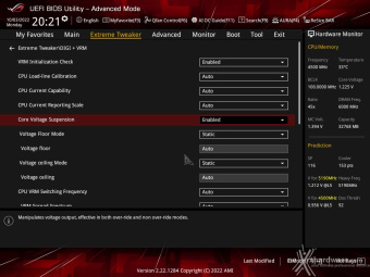 ASUS ROG CROSSHAIR X670E EXTREME 8. UEFI BIOS - Extreme Tweaker 22