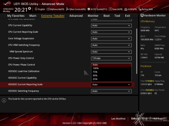 ASUS ROG CROSSHAIR X670E EXTREME 8. UEFI BIOS - Extreme Tweaker 26