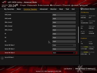 ASUS ROG CROSSHAIR X670E EXTREME 8. UEFI BIOS - Extreme Tweaker 30