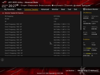 ASUS ROG CROSSHAIR X670E EXTREME 8. UEFI BIOS - Extreme Tweaker 32