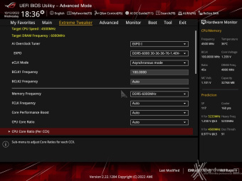 ASUS ROG CROSSHAIR X670E EXTREME 8. UEFI BIOS - Extreme Tweaker 3