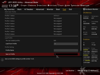 ASUS ROG STRIX Z790-I GAMING WIFI 7. UEFI BIOS -  Impostazioni generali 22