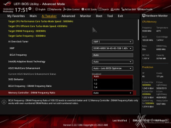 ASUS ROG STRIX Z790-I GAMING WIFI 8. UEFI BIOS - Extreme Tweaker 5