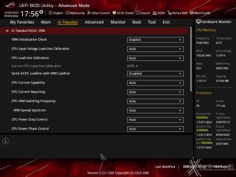 ASUS ROG STRIX Z790-I GAMING WIFI 8. UEFI BIOS - Extreme Tweaker 9