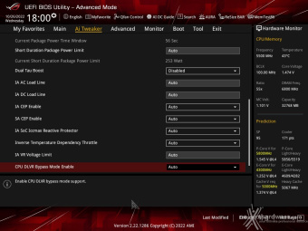 ASUS ROG STRIX Z790-I GAMING WIFI 8. UEFI BIOS - Extreme Tweaker 17