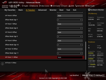 ASUS ROG STRIX Z790-I GAMING WIFI 8. UEFI BIOS - Extreme Tweaker 22