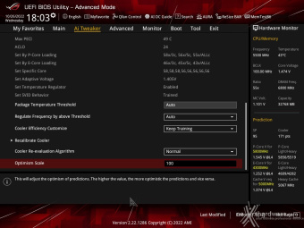 ASUS ROG STRIX Z790-I GAMING WIFI 8. UEFI BIOS - Extreme Tweaker 27