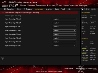ASUS ROG STRIX Z790-I GAMING WIFI 8. UEFI BIOS - Extreme Tweaker 31