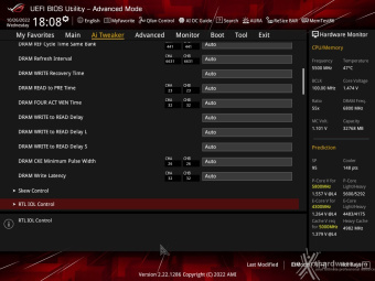 ASUS ROG STRIX Z790-I GAMING WIFI 8. UEFI BIOS - Extreme Tweaker 32