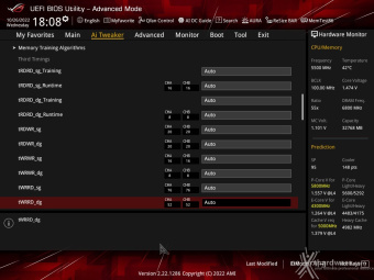ASUS ROG STRIX Z790-I GAMING WIFI 8. UEFI BIOS - Extreme Tweaker 33