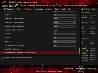 ASUS ROG STRIX Z790-I GAMING WIFI 8. UEFI BIOS - Extreme Tweaker 37