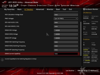 ASUS ROG STRIX Z790-I GAMING WIFI 8. UEFI BIOS - Extreme Tweaker 39