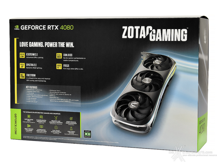 ZOTAC GeForce RTX 4080 AMP Extreme AIRO 2. Packaging & Bundle 2