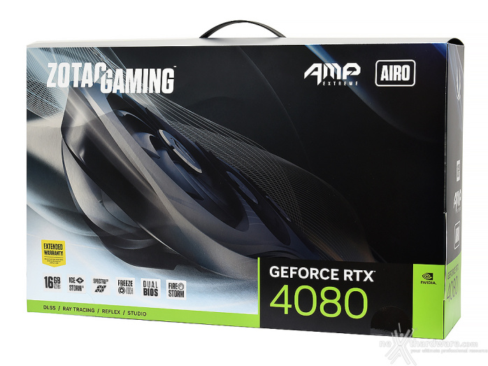ZOTAC GeForce RTX 4080 AMP Extreme AIRO 2. Packaging & Bundle 1