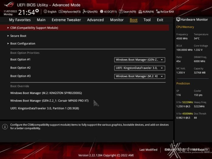 ASUS ROG CROSSHAIR X670E GENE 7. UEFI BIOS -  Impostazioni generali 29