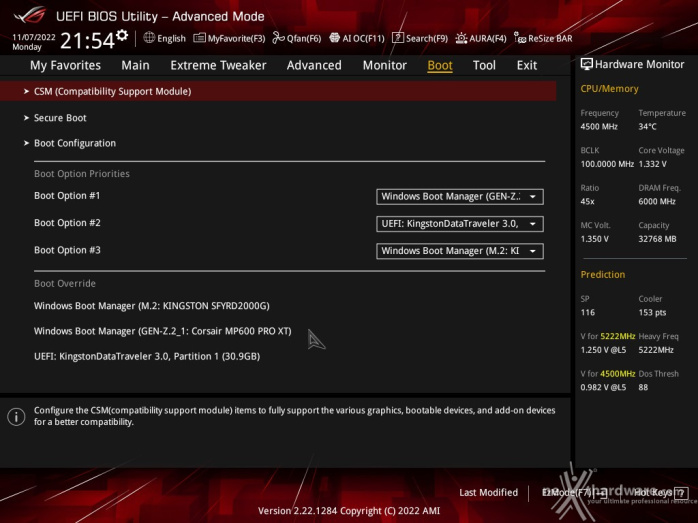 ASUS ROG CROSSHAIR X670E GENE 7. UEFI BIOS -  Impostazioni generali 29