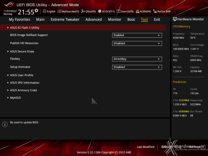 ASUS ROG CROSSHAIR X670E GENE 7. UEFI BIOS -  Impostazioni generali 30