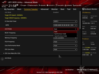 ASUS ROG CROSSHAIR X670E GENE 8. UEFI BIOS - Extreme Tweaker 2