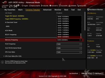 ASUS ROG CROSSHAIR X670E GENE 8. UEFI BIOS - Extreme Tweaker 3
