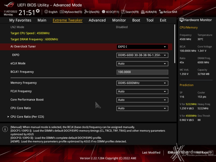ASUS ROG CROSSHAIR X670E GENE 7. UEFI BIOS -  Impostazioni generali 6