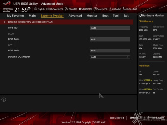 ASUS ROG CROSSHAIR X670E GENE 8. UEFI BIOS - Extreme Tweaker 7
