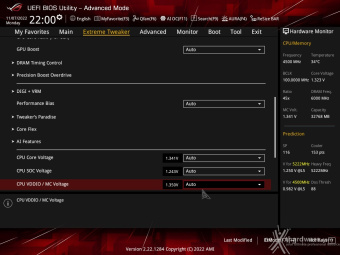 ASUS ROG CROSSHAIR X670E GENE 8. UEFI BIOS - Extreme Tweaker 9