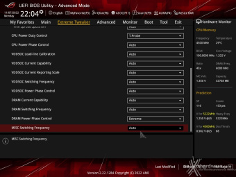 ASUS ROG CROSSHAIR X670E GENE 8. UEFI BIOS - Extreme Tweaker 25
