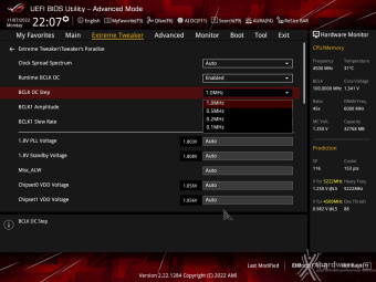 ASUS ROG CROSSHAIR X670E GENE 8. UEFI BIOS - Extreme Tweaker 29