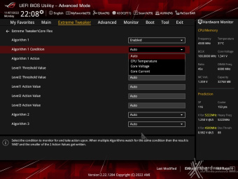 ASUS ROG CROSSHAIR X670E GENE 8. UEFI BIOS - Extreme Tweaker 13