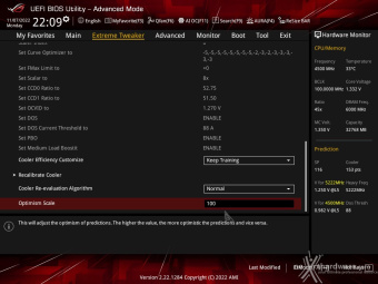 ASUS ROG CROSSHAIR X670E GENE 8. UEFI BIOS - Extreme Tweaker 32