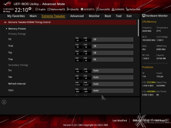 ASUS ROG CROSSHAIR X670E GENE 8. UEFI BIOS - Extreme Tweaker 15