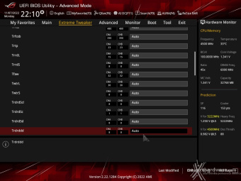 ASUS ROG CROSSHAIR X670E GENE 8. UEFI BIOS - Extreme Tweaker 17
