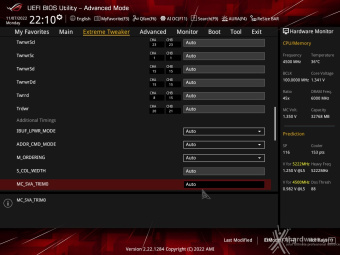 ASUS ROG CROSSHAIR X670E GENE 8. UEFI BIOS - Extreme Tweaker 16