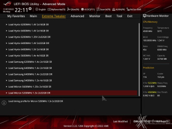 ASUS ROG CROSSHAIR X670E GENE 8. UEFI BIOS - Extreme Tweaker 20