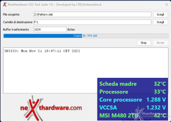 MSI SPATIUM M480 PCIe 4.0 NVMe M.2 PLAY 2TB 3. Metodologia & Piattaforma di Test 2