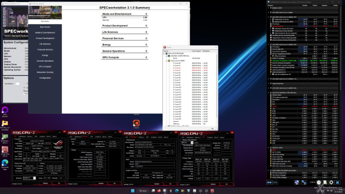 ASUS ROG MAXIMUS Z790 APEX 15. Overclock, temperature e consumi 9