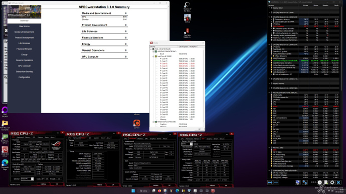 ASUS ROG MAXIMUS Z790 APEX 15. Overclock, temperature e consumi 10