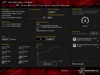 ASUS ROG MAXIMUS Z790 APEX 7. UEFI BIOS -  Impostazioni generali 1